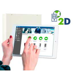 Servidor web WS4-2D-E. 2 relés. 2 Puertas. 1 lector XPR