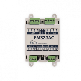 EM322AC MODULO DIRECCIONABLE 2 ENTRADAS 2 SALIDAS RELE INIM