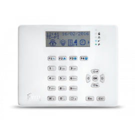 ARIA-HG TECLADO LCD C/ LECTOR PROX. + SESNOR TEMP. INIM