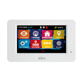 ALIEN/SB - TECLADO BLANCO TÁCTIL DE 4.3 "CON LECTOR PROXI