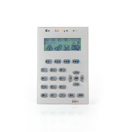 NCODE / GB - TECLADO LCD BLANCO INIM