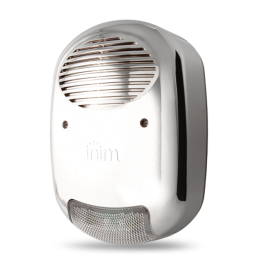 IVY-M - SIRENA EXTERIOR COM FLASH CROMADA INIM