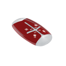 AIR2-KFPEBBLE/R - MANDO 4 BOTONES (ROJO) INALÁMBRICO INIM