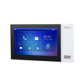 VTH2421FW-P Monitor Blanco 7" Táctil Altavoz (Con PoE) DAHUA