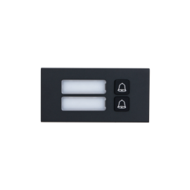 VTO4202FB-MB2 - MÓDULO C/2 BOTONES SERIE MODULAR NEGRO DAHUA