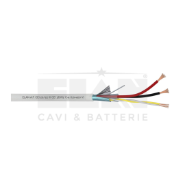 035221 - Cable VIDEOPORTERO PVC 2x0,50 DIR+2X0,22 TW ELAN