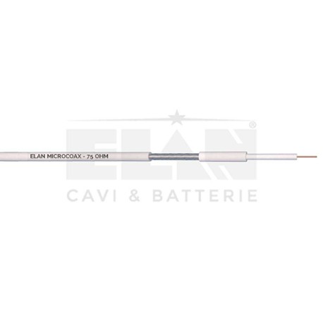 081591 Cable Micro Coaxial 75 Ohm 100M