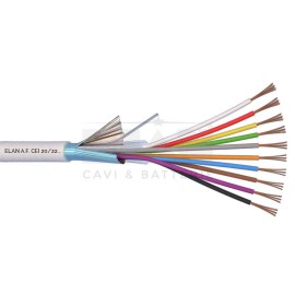 020101 - Cable Alarma COBRE Blindado 10x0.22 100M ELAN