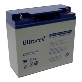 UL18-12 - BATERIA 12V 18Ah (Vds) F1 VRLA - ULTRACELL