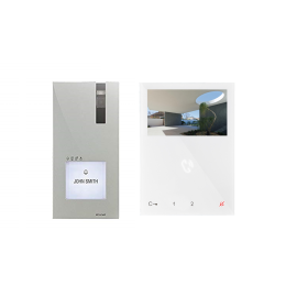 Kit Quadra Vídeo Mini Alta-Voz 4.3" Colores  8461V COMELIT