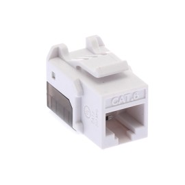 JKA09-UC6 - JACK KEYSTONE CAT6 BLANCO SIN BLINDAJE (25UN)