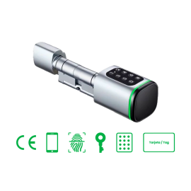 NOCIB CERRADURA CILINDRO GRIS PIN/CHAVE/BIO/RFID/APP NOSSSA