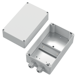 Caja de Plástico ADDE-C IP65 para Fuentes DIN sin PSU Incl.