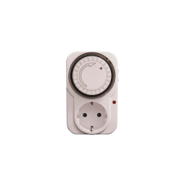 1IO 0055 Interruptor Horario Enchufe/Toma Shuko 16A Diario