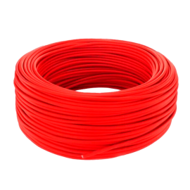 CABLE FUEGO ROJO DURO 1x2x0,8+0,4mm J-Y(St)Y 100M