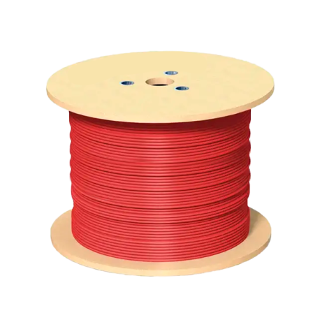 CABLE FUEGO ROJO DURO 2x2x0,8+0,4mm J-Y(St)Y 500M