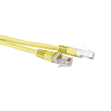 CAA01-UC6-LSZH-2-E PATCH CORD CAT6 UTP 24AWG 2M AMARILLO