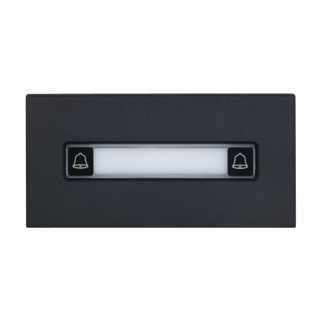VTO4202FB-MDB2 - MÓDULO LLAMADA 2 BOTONES SIST MODULAR NEGRO