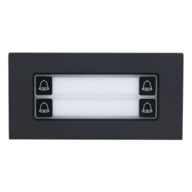 VTO4202FB-MDB4 MÓDULO LLAMADA 4 BOTONES SIST. MODULAR NEGRO