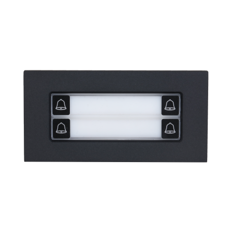VTO4202FB-MDB4 MÓDULO LLAMADA 4 BOTONES SIST. MODULAR NEGRO
