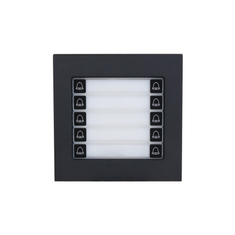 VTO4202FB-MDB10 MÓDULO LLAMADA 10 BOTON. SIST. MODULAR NEGRO