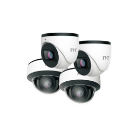 KIT 7 BLACK ALERT TVI/AHD/CVI 4K PRO - 2 DOMOS+2 BUL. MTZ