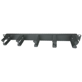 MTD04 - PASACABLES METAL 1U 4 ANILLOS