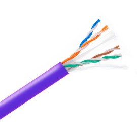 CLA04-UC6A-4005-500-DCA CABLE CAT6A UTP VIOLETA 23AWG 500M L