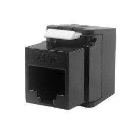 JKC11-UC6-A - JACK KEYSTONE CAT6 UTP SIN BLINDAJE NEGRO