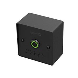 PB19VB-BAPL-N - PULSADOR NEGRO CUADRADO NO+NC C/CAJA