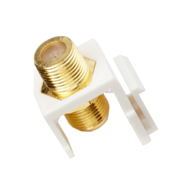 EXCEL 1 Port F Type Sat Coax Keystone Adaptor Ref. 100-805