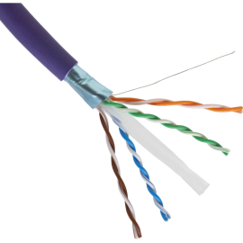100-076 Cable Cat6 F/UTP 23AWG LS0H CPR Dca 305m Violeta EXC