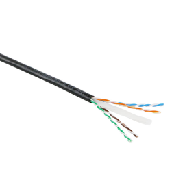 100-100 Cable Cat6 U/UTP 23AWG PE Fca 305m Negro EXCEL