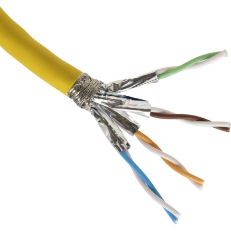 100-910 Cable Cat7a S/FTP 23AWG LS0H Dca 500m Amarillo EXCEL