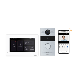 CDX2W - KIT VIDEOPORTERO 2 HILOS MONITOR 7" WIFI SUPERFICIE