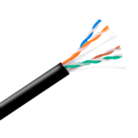 CABLE CAT6 UTP EXTERIOR NEGRO 305M 23AWG PE - CONCACABLE