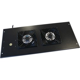 540-302-BK Bandeja Ventilación 2 Ventiladores Negra EXCEL