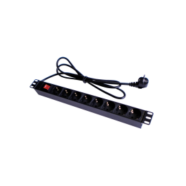 555-073 - REGLETA 8 SCHUKO 16AMP LED INDIC. EXCEL