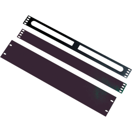 100-598 Panel Persiana 1U Negro EXCEL