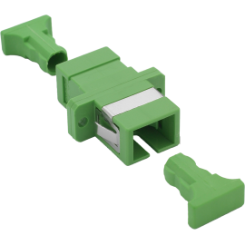 Adaptador  EXCEL  Simplex SC  APC, Monomodo - Verde