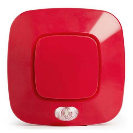 IS2021RE - SIRENA FUEGO C/FLASH CONV. 40mA IP65 BAJO CONSUMO