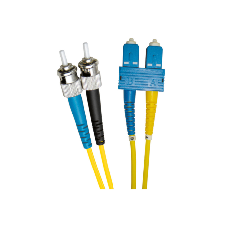 EXCEL OS2 15M SC-ST DUPLEX PATCH LEAD 9/125 AMARILLO 200-105