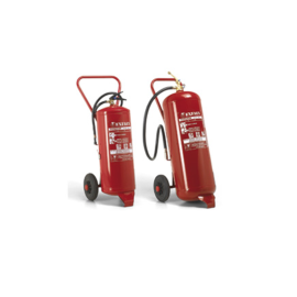 PI-50 - EXTINTOR ABC DE POLVO DE 50 KG CON COCHE DE RUEDAS S