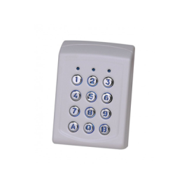 EX6M-43B - TECLADO AUTÓNOMO TECLAS METAL ABS 12V IP65 XPR