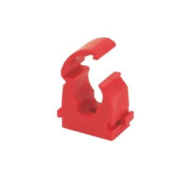 STS25REDK SOPORTE CLIP PARA TUBO ABS ROJO. EN61386-1 (PAQUET