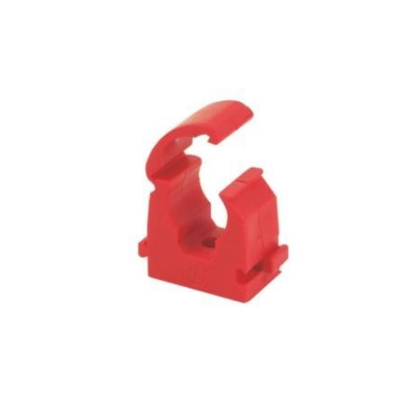 STS25REDK SOPORTE CLIP PARA TUBO ABS ROJO. EN61386-1 (PAQUET