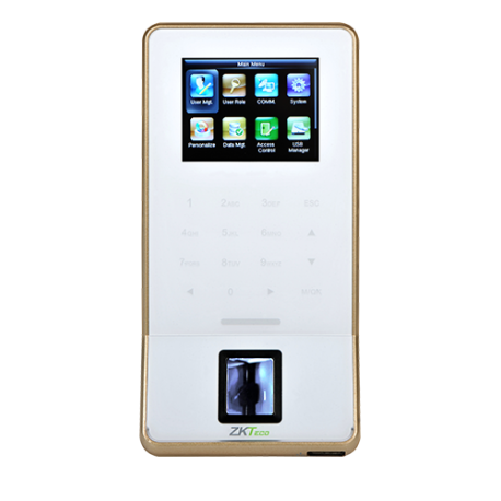 F22W Blanco Terminal biométrico presencia y...